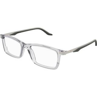 Puma PU0410O 002 54 Briller Mænd Krystalklar - Transparent Grey - 54mm