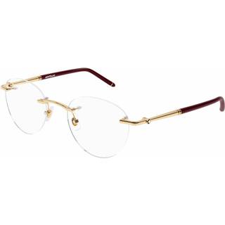 Montblanc MB0244O 003 51 Briller Mænd Guld - Gold - 51mm