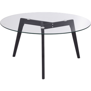 MALEVIK sofabord diameter 90 cm - Sort