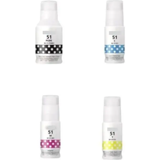 Kompatible blækpatroner Canon GI 51, 4 stk. rabatpakke 340 ml