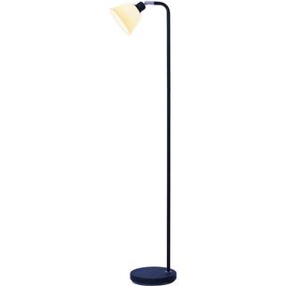 Halo Design CARPENTER Gulvl. Ø15  E14, Opal glas / sort - 737574 ✓ På lager - klar til levering og afhentning