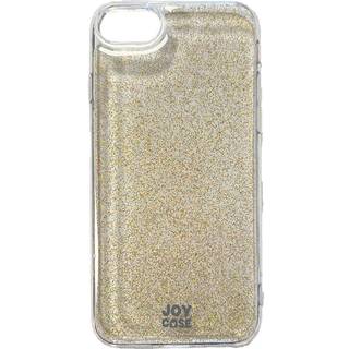 iPhone SE (2022 / 2020) / 8 / 7 Joy Case Hybrid Glitter Cover - Gennemsigtig / Guld