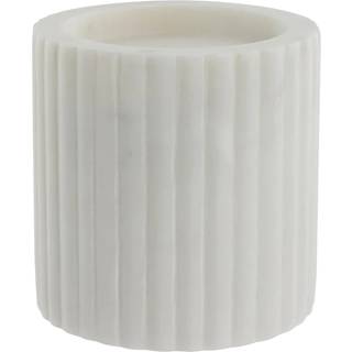 Lene Bjerre Eliana Lysestage 10 Cm - Lysestager Marmor Hvid - A00024902
