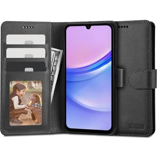 Tech-Protect Wallet Case til Samsung Galaxy A15 4G / 5G - Sort