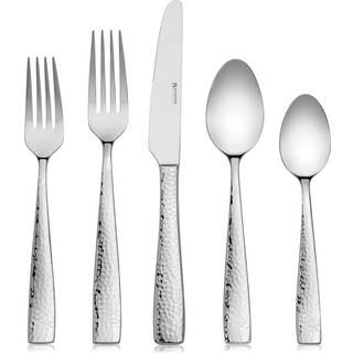 Hudson Essentials 40-delt hamret rustfrit st?l 18/10 bestik s?lvt?jss?t til 4 (40-delt s?t)