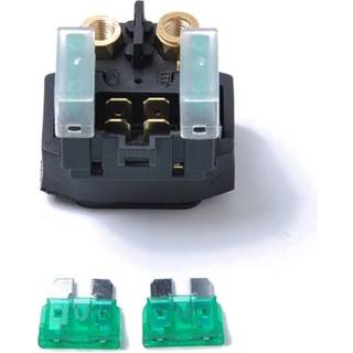Starterrelæ (solenoid) med 30A sikring til Yamaha ATV og MC - passer til YFM250 til Grizzly 660