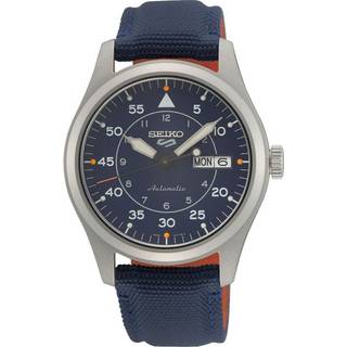 Seiko 5 Sports Flieger Pilot/Aviation Automatic Blue Dial Blue NATO Strap Men's Watch SRPH31K1