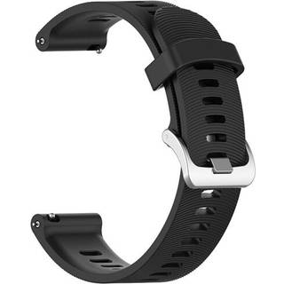 Silikonearmbånd til Garmin Forerunner 245 / 245 Music - Sort