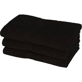 Sorte bade håndklæder - 70x140 cm - Sort - 100% Bomuld - Bløde bade håndklæder fra Egeria