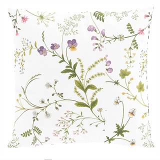 Arvidssons Textil Blomsteryra pudebetræk 47x47 cm Grøn