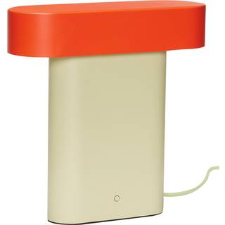 Hübsch LED-bordlampe Sleek, lysegrøn/rød, jern, PC