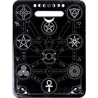 Alchemy Gothic CT2 Keramiske magiske symboler Trivet