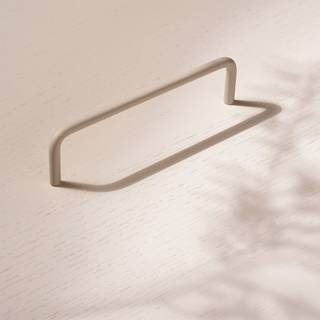 Beslag Design Thread Håndtag Toniton - Knopper og dørhåndtag Pulverlakeret Metal Greige - 401046-11