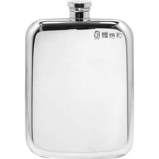 English Pewter Company 6oz traditionelle almindelige tin -spiritus hofte kolbe [SF435]
