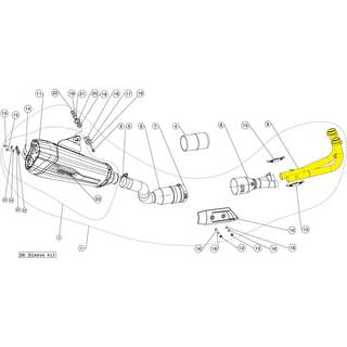 Akrapovic Header Set SS H-Y5R1