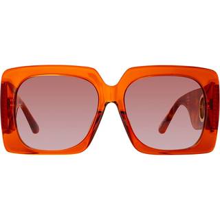 Linda Farrow SIERRA LFL1346 C6 61 Solbriller Kvinder Orange - Transparent Amber Orange - 61mm