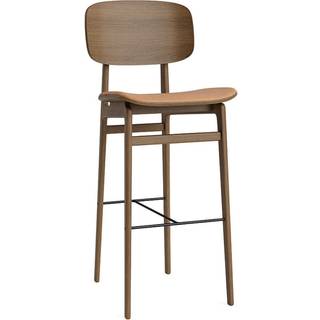 NORR11 NY11 Barstol H75 cm Lys Røget Egetræ/Camel 21004