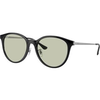 Ray - Ban Unisex RB4334D 6292/2 Solbriller Injiceret Sort Grøn Firkantet Normal