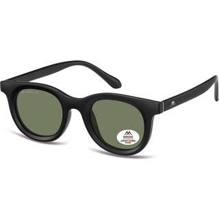 Montana Briller MP61 Polarized MP61A 47 Solbriller Mænd Black - Matte Black - 47mm