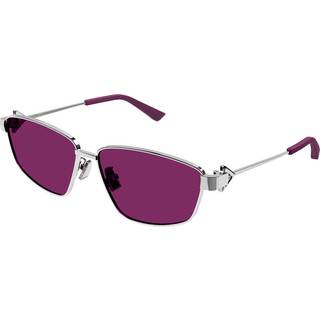 Bottega Veneta BV1185S 003 61 Solbriller Kvinder Silver - Silver - 61mm