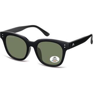 Montana Briller MP69 Polarized MP69A 52 Solbriller Mænd Black - Shiny Black - 52mm