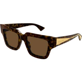 Bottega Veneta Kvinde BV1276S 002 Solbriller Acetat Havana Brun Firkantet