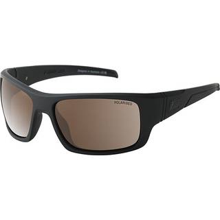 Dirty Dog Stray Polarized 53743 64 Solbriller Mænd Black - Satin Black - 64mm