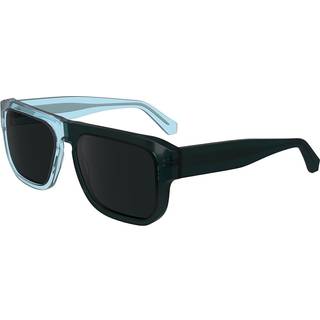 Calvin Klein Mand CKJ24607S 405 Solbriller Acetat Blå Grå Firkantet Normal