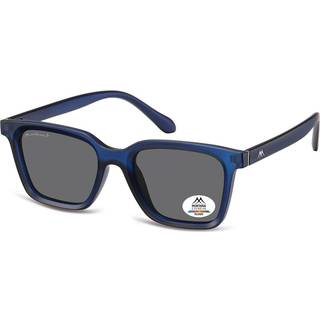 Montana Briller MP58 Polarized MP58D 52 Solbriller Mænd Blue - Matte Dark Blue - 52mm