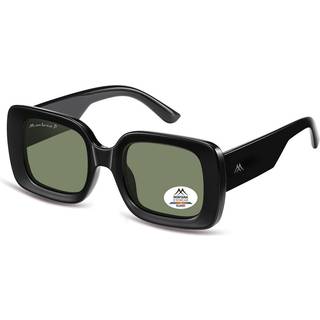 Montana Briller MP68 Polarized MP68B 51 Solbriller Kvinder Black - Shiny Black - 51mm