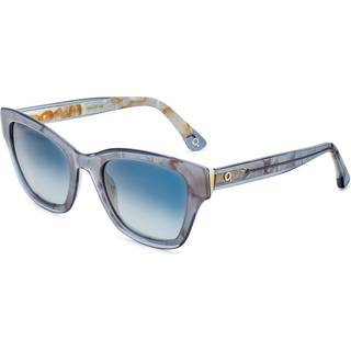 Etnia Barcelona Santorini 22 Sun BLWH 53 Solbriller Kvinder Blue - Blue Pattern White - 53mm