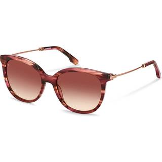 Rodenstock R3344 C 55 Solbriller Kvinder Rød - Rose Brown Horn - 55mm