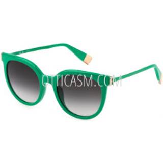 Furla SFU625 092X 52 Solbriller Kvinder Grøn - Glossy Green - 52mm
