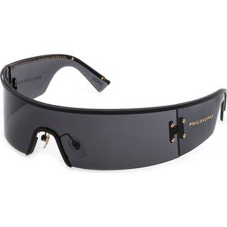 Lozza SL2372 0530 99 Solbriller Mænd Black - Shiny Black - 99mm