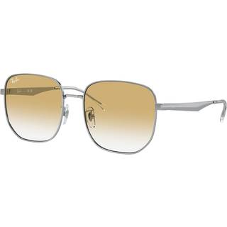 Ray - Ban Unisex RB3713D 003/2Q Solbriller Metal Sølv Gul Geometrisk Normal Skygge