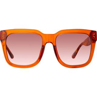 Linda Farrow FREYA LFL1175 C9 58 Solbriller Kvinder Orange - Transparent Amber Orange - 58mm