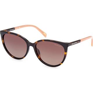 Skechers SE6169 Polarized 52H 56 Solbriller Kvinder Tortoiseshell - Dark Tortoise - 56mm