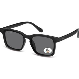 Montana Briller MP60 Polarized MP60 52 Solbriller Mænd Black - Matte Black - 52mm