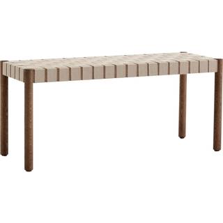 &Tradition Betty Tk4 Bænk Røget - Bænke Eg Smoked - 135535A017
