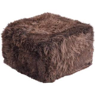 Puf | Lammeskind | Premium | Langhåret | 50x50x32 cm