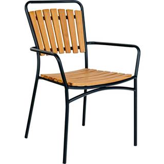 Cleveland spisebordsstol, teak/sort