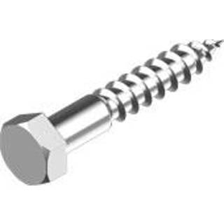 Wasi Fransk skrue m12x80mm a4 sw19 din 571