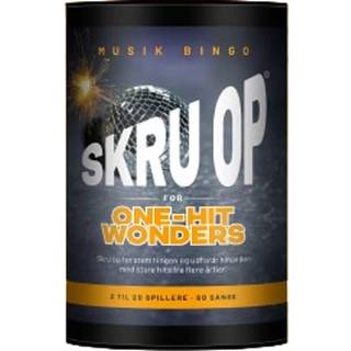 Skru op for One-Hit Wonders musikbingo (På lager i butik)