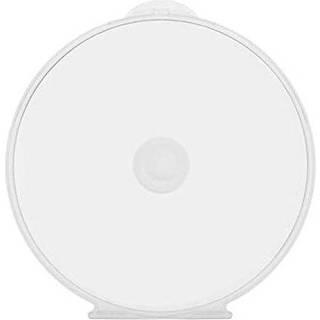 Maxtek 50 Pack Clear Transparent Round Clamshell CD DVD -sag med l?s