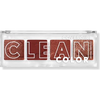 CoverGirl Clean Fresh Clean Color Eyeshadow - Eyeshadow Eyeshadow Palette Shimmer Eyeshadow Vegan Formula - Candlelit Burgundy 4G (0,14 oz)