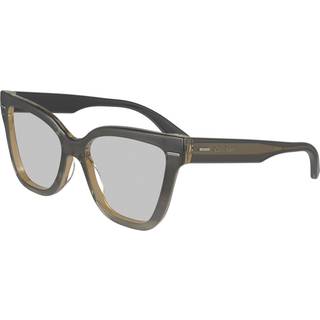 Calvin Klein CK23543 023 54 Briller Kvinder Grå - Striped Grey On Transparent Brown - 54mm