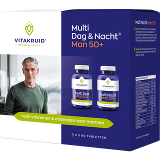Vitakruid Multi Dag & Nat Man 50+