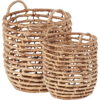 Dixie Lily opbevaringskurve U-form open twist 2 dele Natural