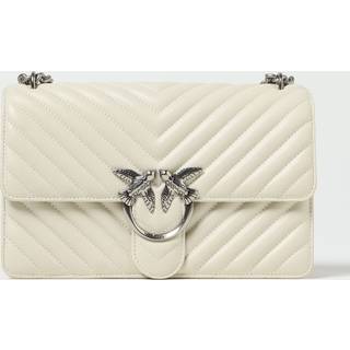 Pinko Love One Classic Skuldertaske elfenben