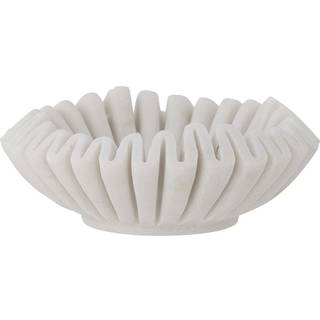 Bloomingville Harmonia Skål, Hvid, Marmor